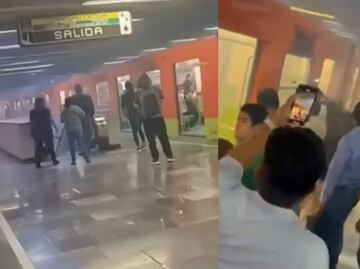 ¿Qué pasó en la estación Chabacano de la Línea 9 del Metro?; VIDEO