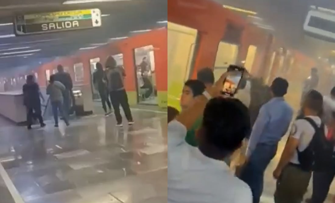 Metro Chabacano, Línea 9. Foto: Captura de video