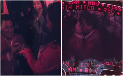 ¡Vivan los novios! Joven propone matrimonio a su pareja durante concierto de RBD en Monterrey