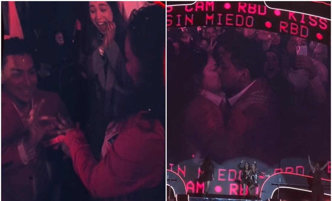 Propuesta de matrimonio. Foto: Captura de video