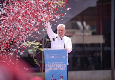 Michoacán estrena su primer teleférico en Uruapan; la obra, inspirada en el Cablebús de CDMX, costó 3 mil 200 mdp: gobernador