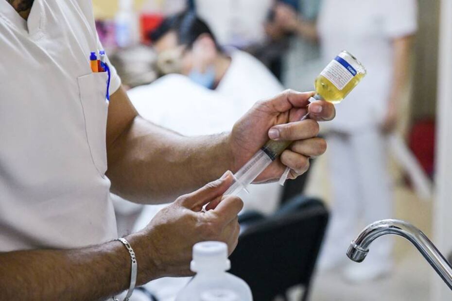 Migrantes hospitalizados en el Hospital General de Ciudad Juárez. Foto: Especial