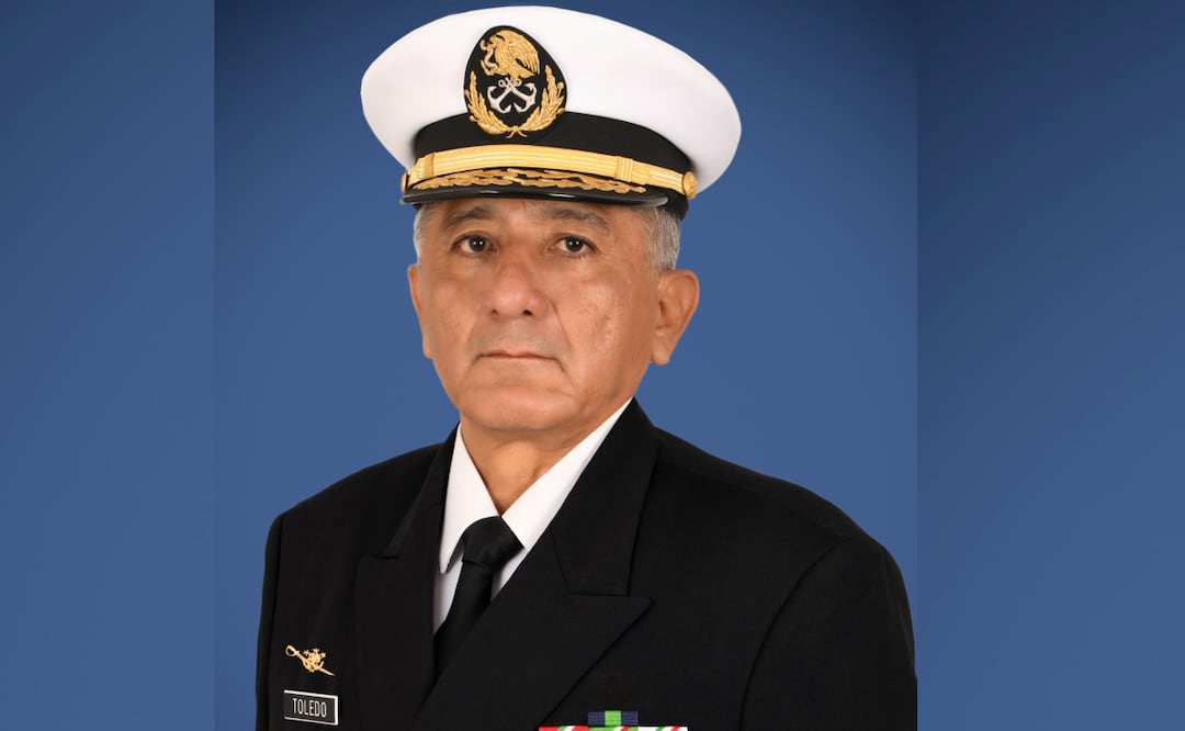 El almirante Gerardo de Jesús Toledo Guzmán fue designado Subsecretario de Asuntos Marítimos y Portuarios (15/01/2026). Foto: Especial