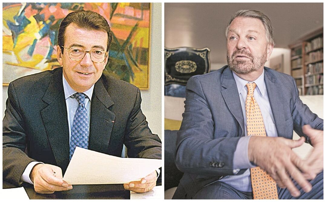 En la foto, el ex embajador galo Philippe Faure y el ex canciller Jorge Castañeda 