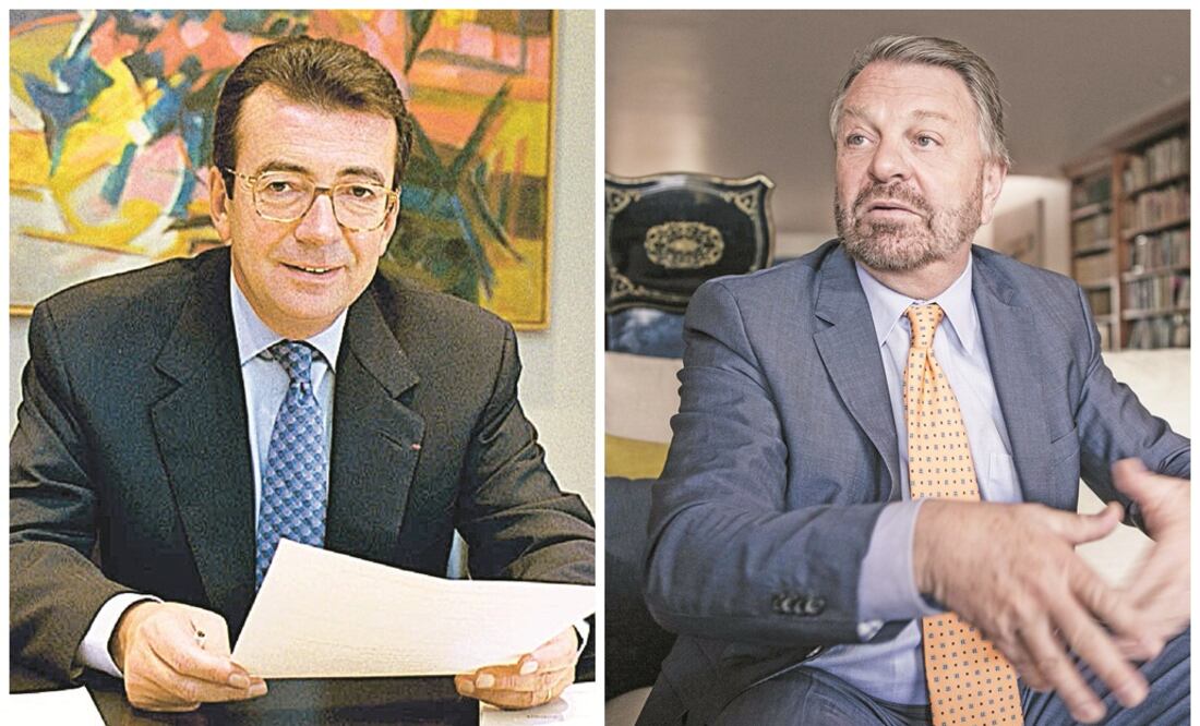 En la foto, el ex embajador galo Philippe Faure y el ex canciller Jorge Castañeda
