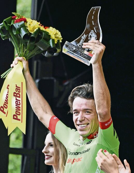 El antioqueño terminó llevándose la novena etapa, un tramo de 181.5 km (YORIK JANSENS. XINHUA)