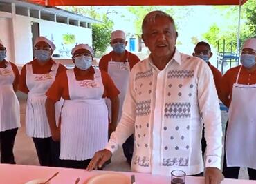 Presume AMLO que comió cecina en Morelos y no le quisieron cobrar
