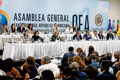 Inicia Asamblea general de la OEA