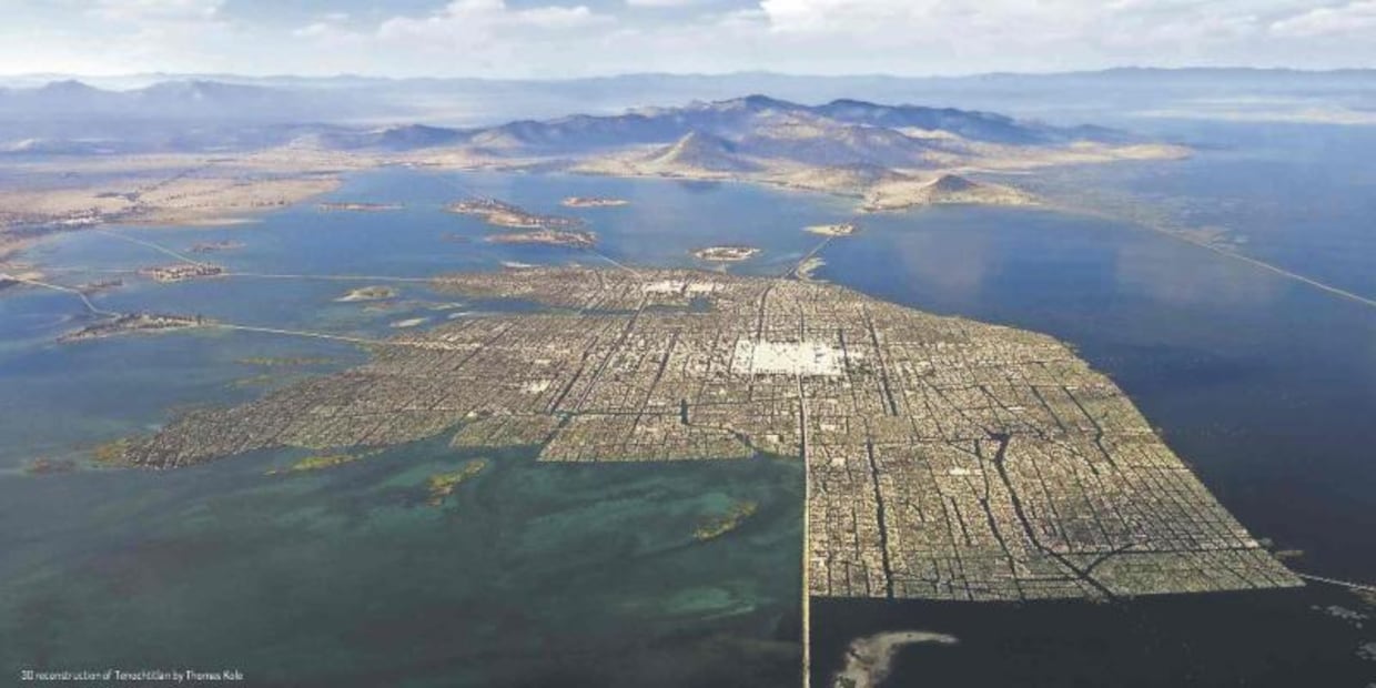El códice Boturini habla del éxodo que hicieron los aztecas desde Aztlán hasta encontrar la tierra donde posteriormente se construiría "la gran Tenochtitlan. Imagen: Archivo Universal