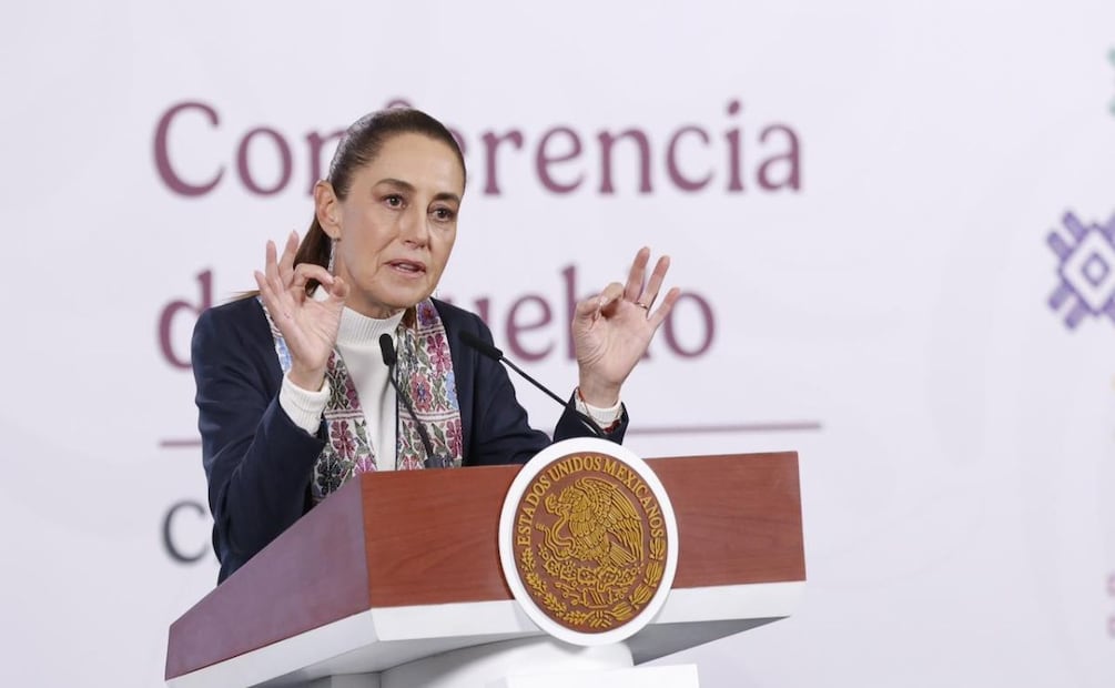 Conferencia matutina de la Presidenta Claudia Sheinbaum, en donde se presenta la Reforma Electoral. 25 de febrero de 2026. FOTO: DIEGO SIMÓN SÁNCHEZ | EL UNIVERSAL