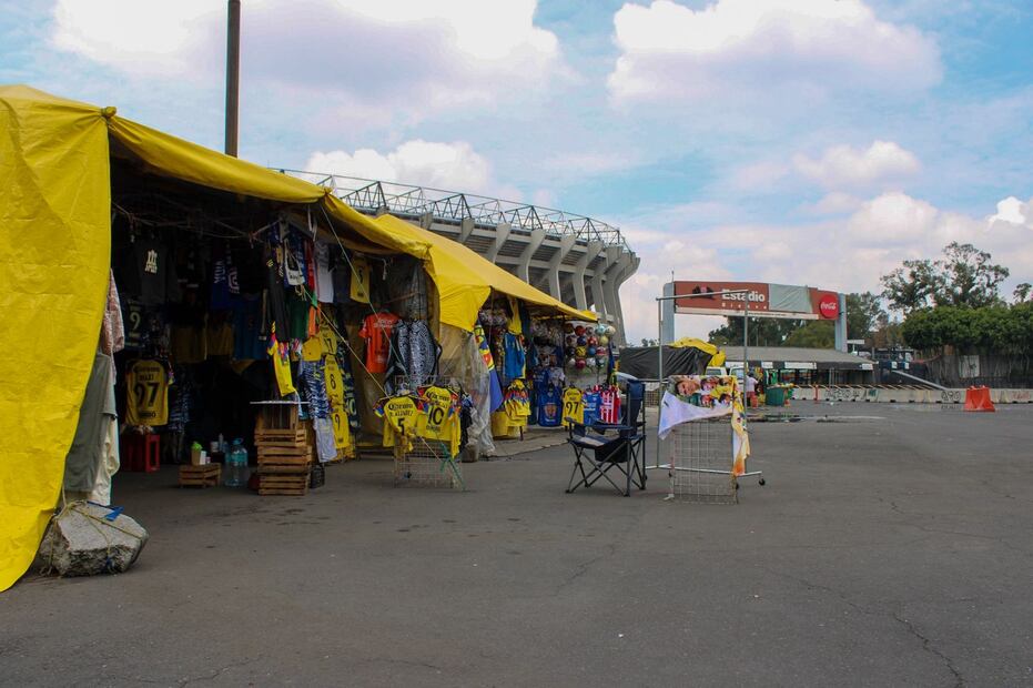 Así luce el exterior del Estadio Azteca, a menos de un año para el Mundial de 2026 - Foto: Maritza Villagómez
