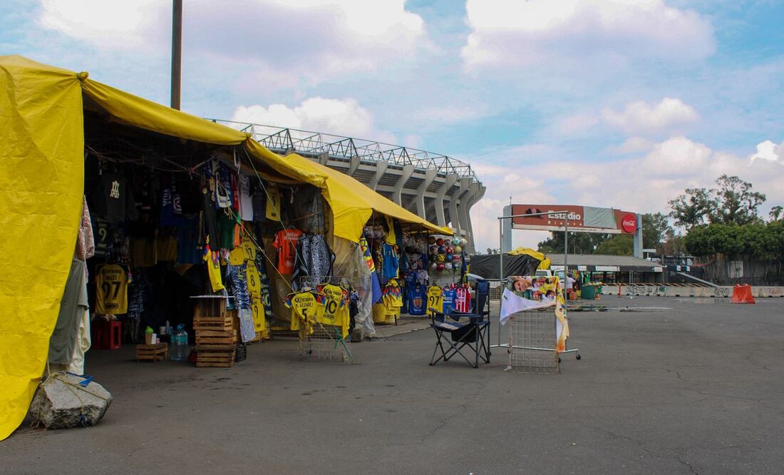 Así luce el exterior del Estadio Azteca, a menos de un año para el Mundial de 2026 - Foto: Maritza Villagómez