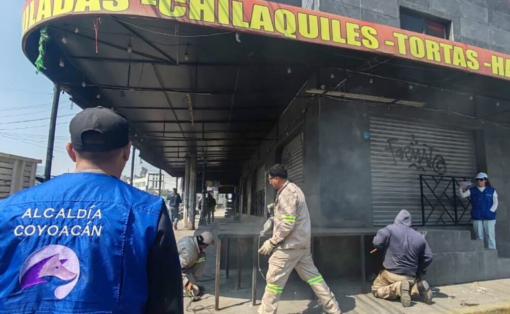 Avanzan obras de rehabilitación en inmediaciones del Estadio Banorte (30/11/2025). Foto: Especial
