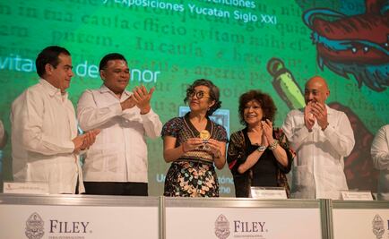 Cristina Rivera Garza y sus amigos en la Filey