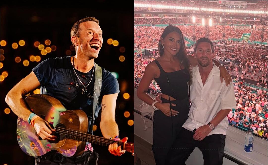 Lionel Messi y Antonela Roccuzzo se roban las miradas en concierto de Coldplay y reciben canción con dedicatoria /