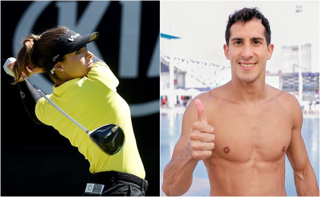 En esta ocasión, una mujer y un hombre serán los abanderados de México en los Juegos Olímpicos - Foto: Steve Dykes/AFP y Álvaro Paulin/EL UNIVERSAL