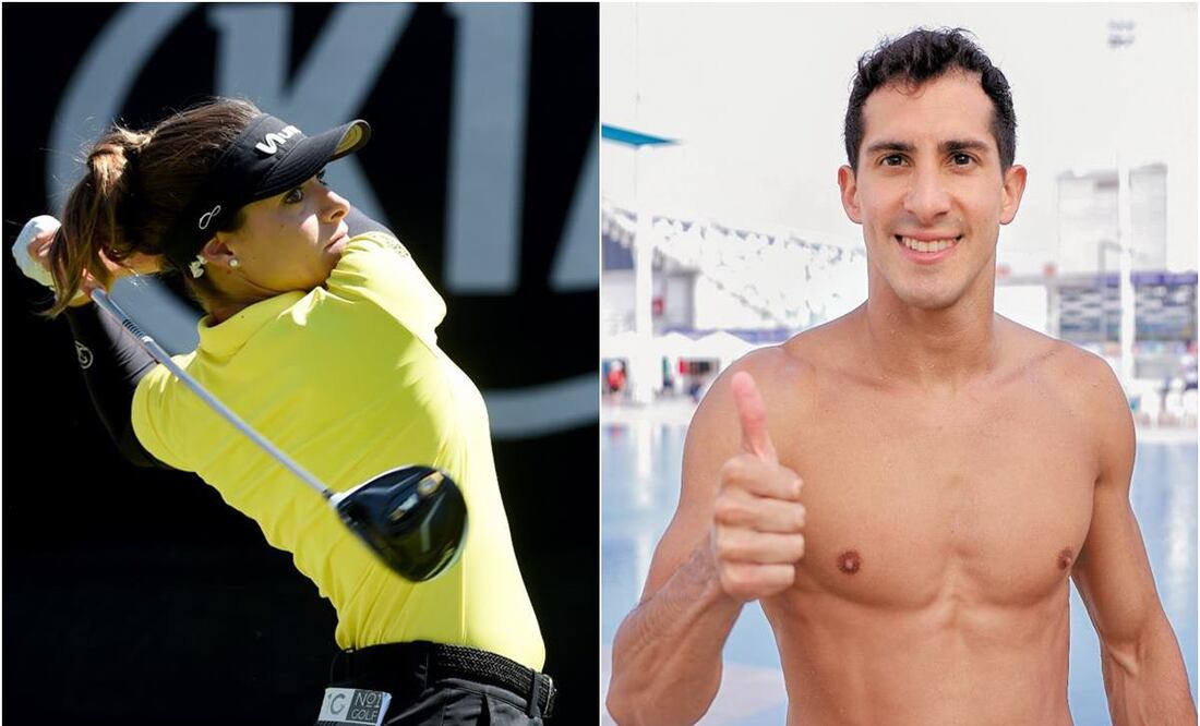 En esta ocasión, una mujer y un hombre serán los abanderados de México en los Juegos Olímpicos - Foto: Steve Dykes/AFP y Álvaro Paulin/EL UNIVERSAL