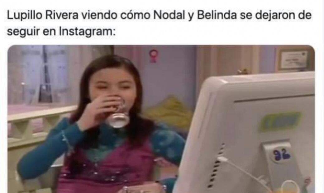 Adiós amor me voy de ti… le llueven los memes a Christian Nodal y Belinda