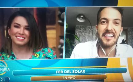 Fernando del Solar reaparece sonriente y con buen humor