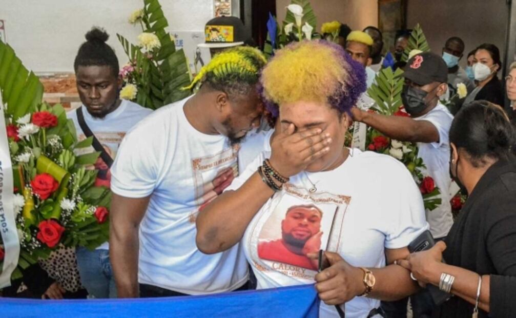 ¡Las vidas negras importan! Clama comunidad haitiana durante funeral en Tijuana