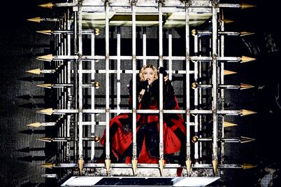 Madonna reina en la ciudad