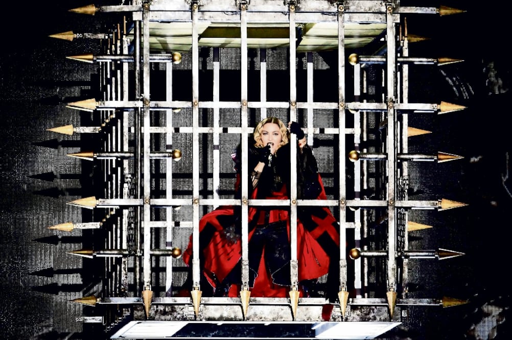 Madonna reina en la ciudad