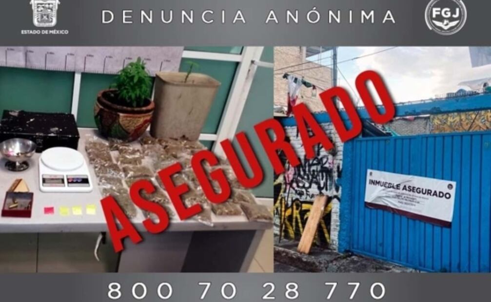 Caen 8 presuntos narcomenudistas tras cateo a inmueble de la colonia Tercer Mundo, en Naucalpan 
