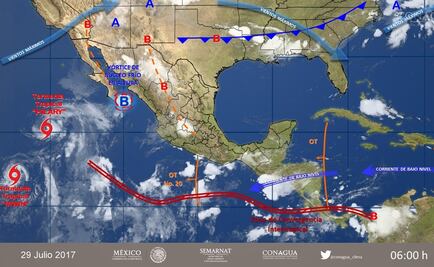 Prevén tormentas en 19 estados del país
