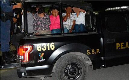Detienen a 62 adolescentes en fiesta tipo rave en Mérida