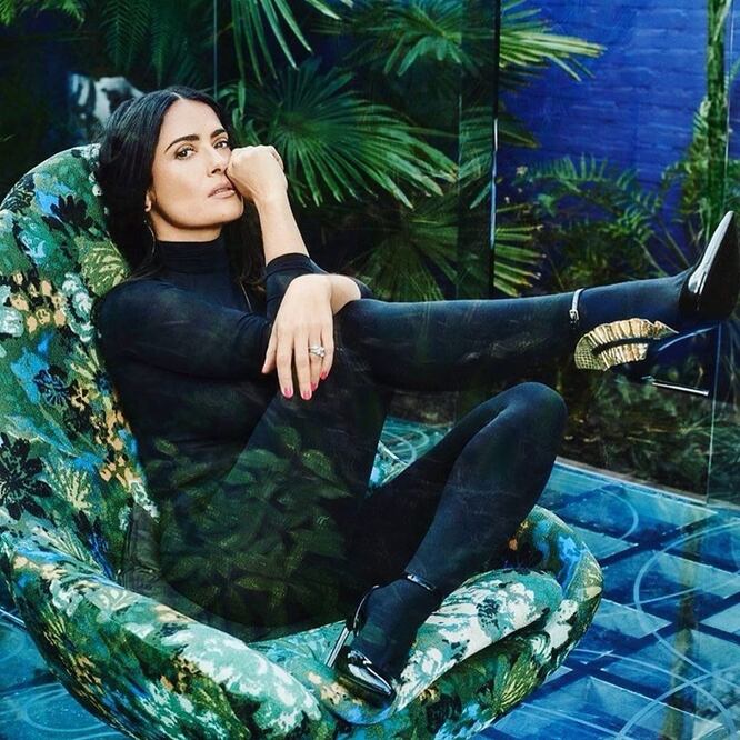 Salma Hayek en Instagram. Foto @SalmaHayek