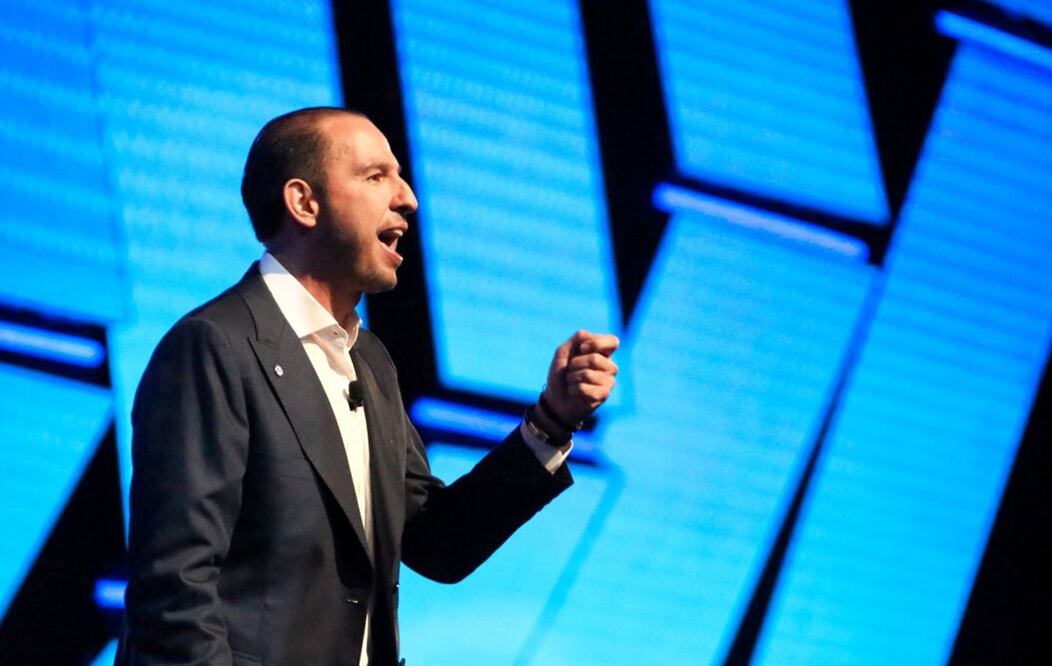 El líder nacional del PAN, Marko Cortés Mendoza