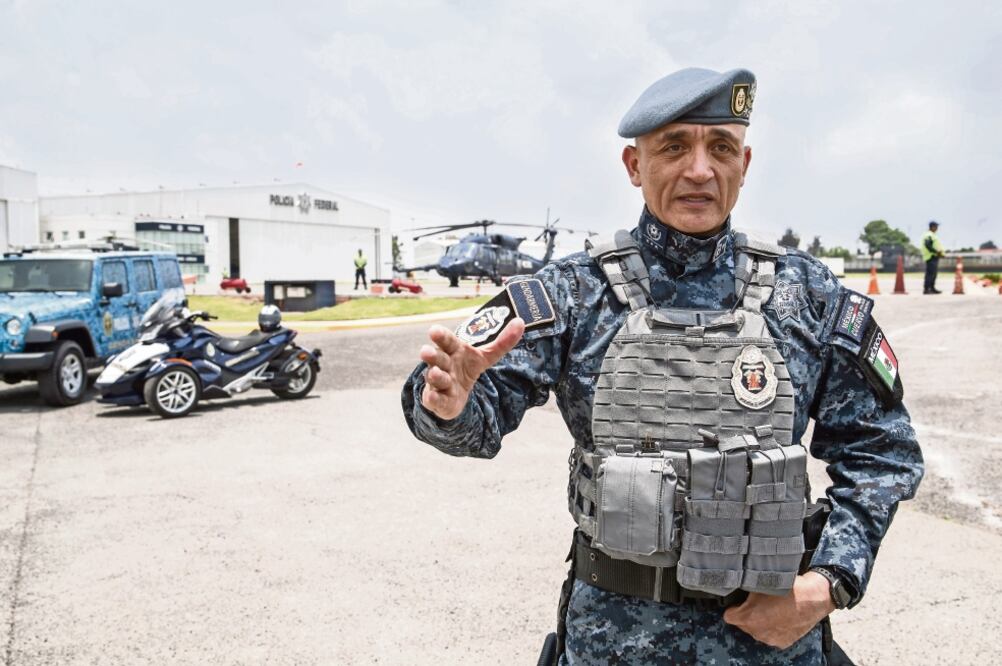 Benjamín Grajeda Regalado Comisario de la Gendarmería (GERMÁN ESPINOSA. EL UNIVERSAL)