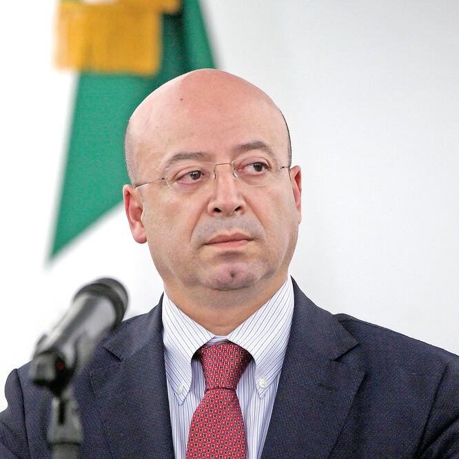 “La existencia de los videos y audios en ningún momento fue negada, ni durante la reunión [...] con diversos funcionarios o en momentos posteriores”, comentó el comisionado Nacional de Seguridad (JUAN CARLOS REYES. EL UNIVERSAL)