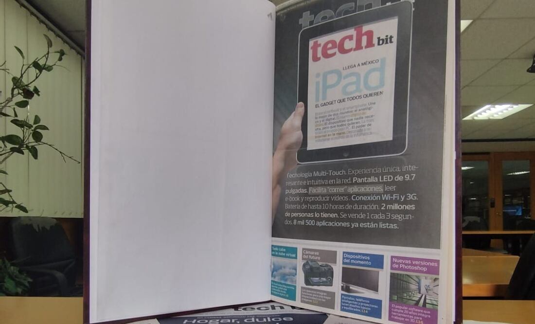 Primera portada del suplemento Tech Bit, en EL UNIVERSAL | Foto: Alejandro HM