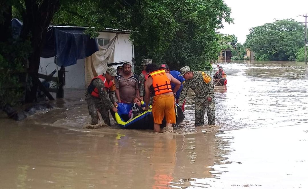 Inundaciones por fuertes lluvias en Veracruz
Foto: Especial