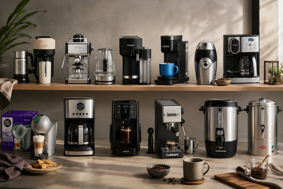 Hasta el 31 de agosto Sam's Club contara con descuentos especiales en cafeteras. Foto: Generada con IA