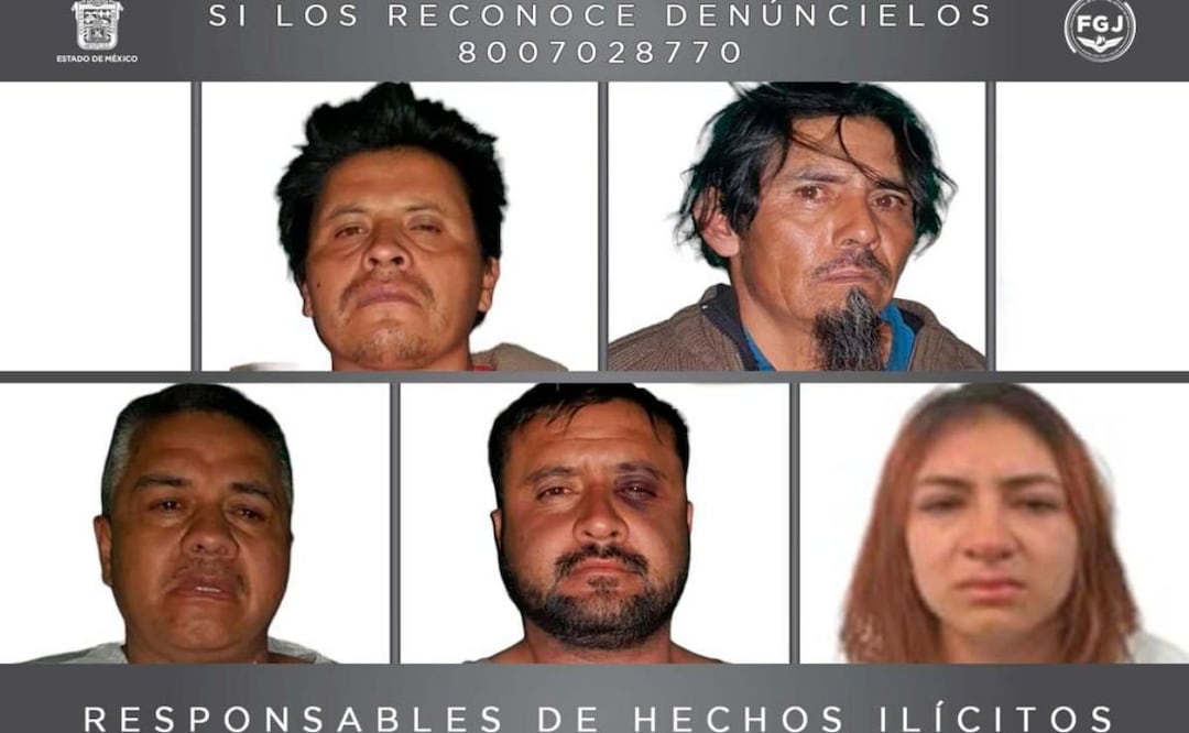 Las cinco personas fueron ingresadas al penal estatal de Chalco, donde deberán purgar la sentencia emitida por el juez. Foto: Especial