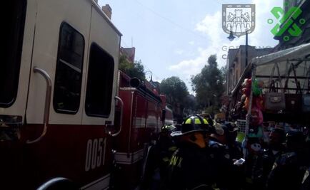 Se registra incendio en calles del Centro Histórico 