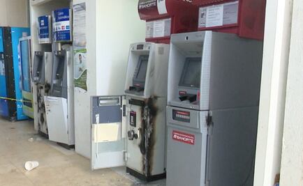 Hombres disfrazados de empleados de la Ssa intentan robar cajeros