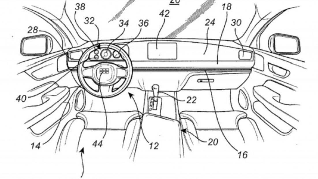Patentan volante que se desliza por ambos lados del auto