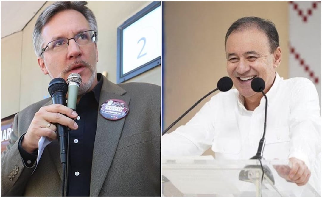 John Ackerman, de la Convención Nacional de Morena y el gobernador de Sonora Alfonso Durazo. Foto: Archivo EL UNIVERSAL