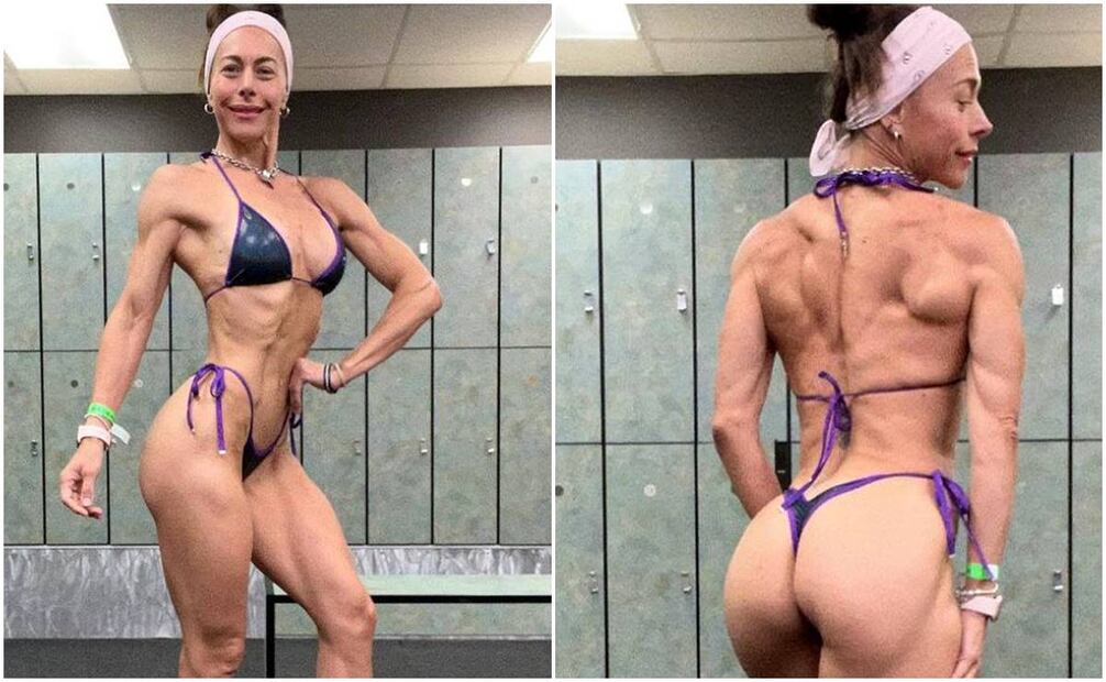 Vanessa Guzmán compite en el fisicoculturismo.