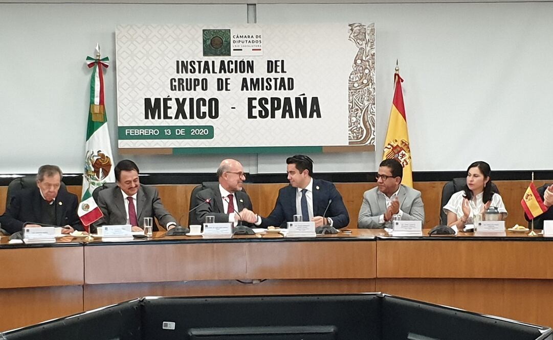 Instalación del Grupo de Amistad México-España en la Cámara de Diputados / Tomada de Twitter @EmbEspMex