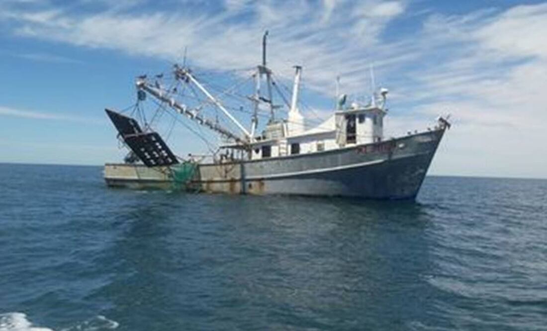 El Mezde I fue encontrado dentro del área de refugio de la vaquita marina. (Cortesía Profepa)