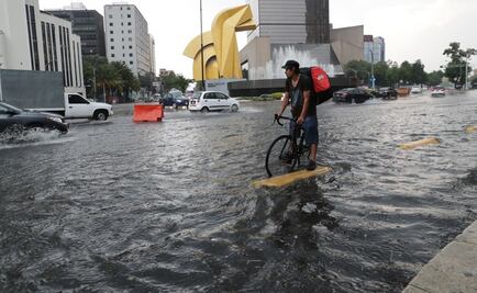 Granizada derriba árboles e inunda calles en diversas zonas de la CDMX