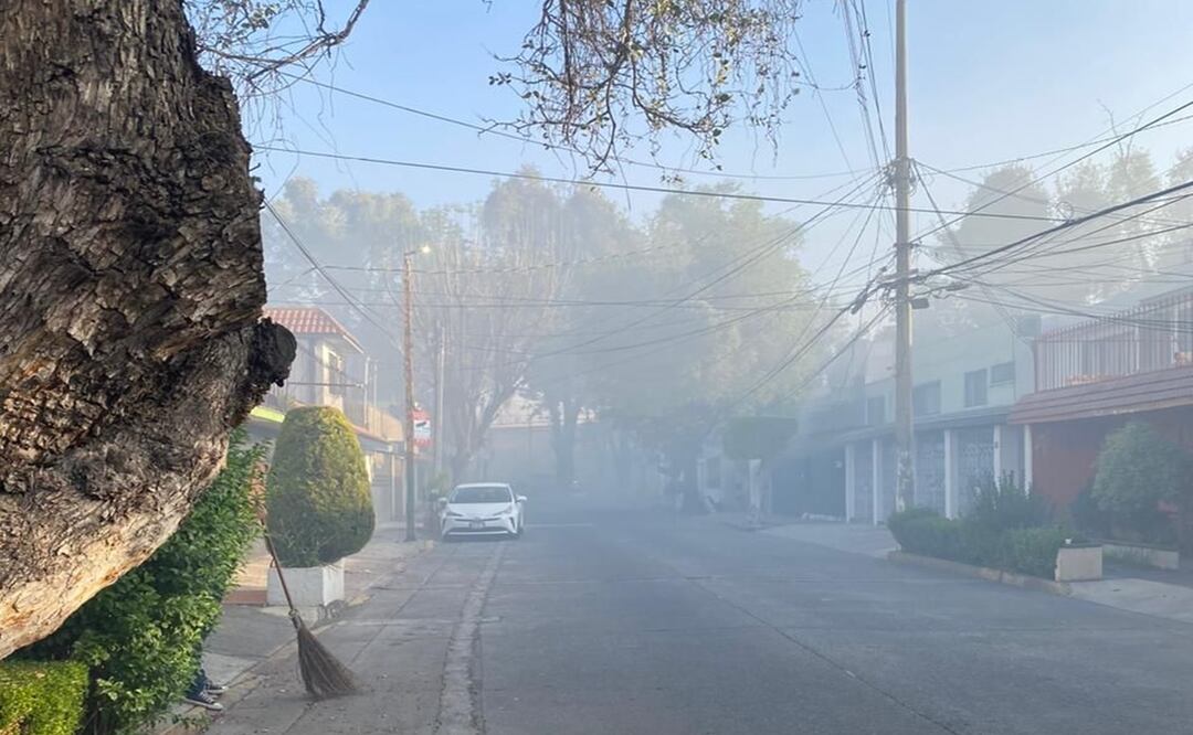 Presencia de humo en Vaso de Cristo. Foto: Especial