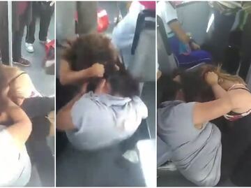 "Ya tía, ya, por favor": Graban pelea entre mujeres en camión de RTP en la CDMX