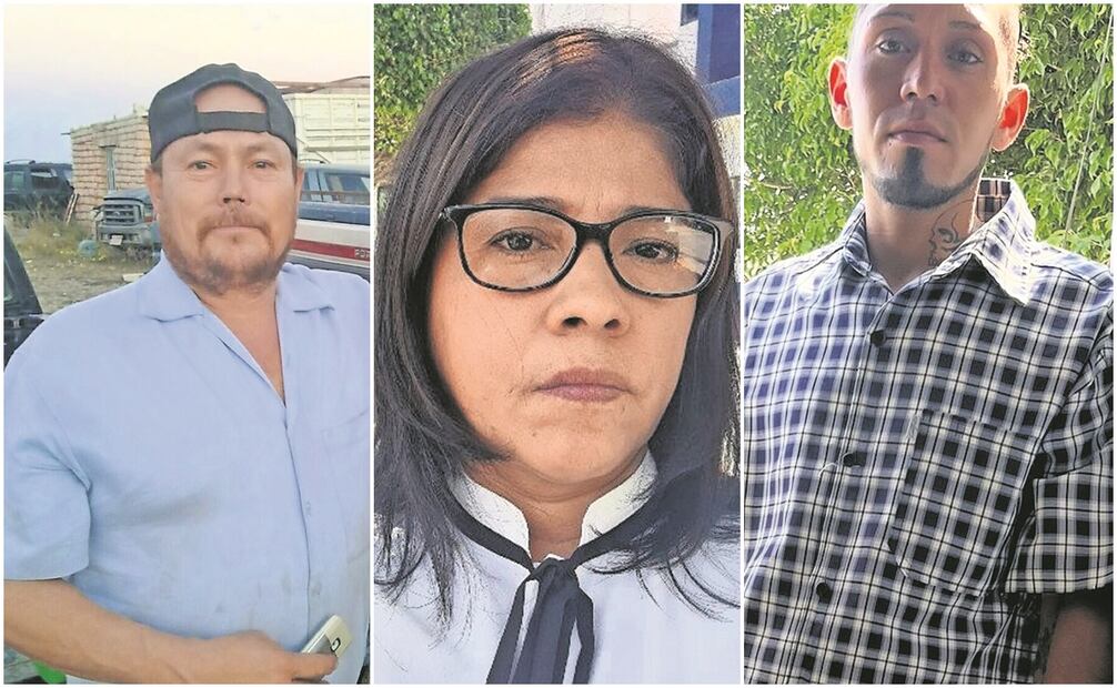 De izquiera a derecha: José Nicanor ( buscaba a su hijo) / Ana Luisa Garduño (Exigia justicia por su hija) / Jorge Cardona Zavala (buscaba a su hermano). Fotos: Amalia Escobar / Especial