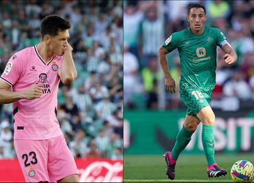 El Betis de Andrés Guardado se impone al Espanyol de César Montes en La Liga
