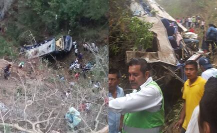 Cae camión a barranco en Motozintla; mueren 12